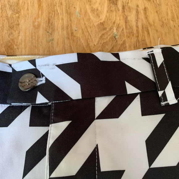 Loudmouth Houndstooth print shorts 38 waist - Picture 3 of 6